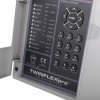 Closeup of buttons on rafiki twinflex pro 2 fire alarm panel 2 zone showing keypad and status indicators
