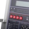 Closeup of controls on rafiki twinflex pro 2 fire alarm panel 2 zone showing buttons and indicators