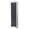 Side view of the power supply side of the twinflex pro 4 zone panel showing its slim profile