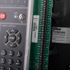 Closeup of the internals and control panel of the rafiki twinflex pro 2 fire alarm panel 8 zone