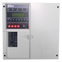 rafiki twinflex pro 2 fire alarm panel 8 zone showing the front view with display screen and control buttons