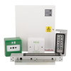access control maglock kit with push button keypad call point showing keypad, call point, press to exit button, maglock and control box