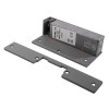 deedlock keypad kit with electric strike showing the metal plate only on a white background