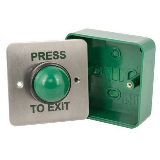 Access Control Green Dome Exit Button