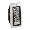 access control waterproof keyboard shown angled to the right with numeric keypad and attached cable