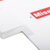 Close up of the bracket part of the fire log book wall holder showing its white finish and shape