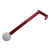 thomas glover panic bolt mk2 additional release knob in red with white rounded end viewed against white background