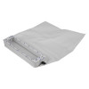 mailsafe mailguard mailbag made of white material with rectangular frame and open top showing inner space