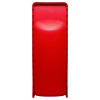 Back view of the red ultrafire single premium stand showing its smooth surface and rectangular shape