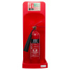 Ultrafire single premium stand red showing a CO2 extinguisher placed in the stand