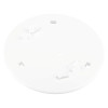 White round Uffsstap Ultrafire Adaptor Plate Fireangel St Series Alarms Angled shown from top view