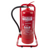 ultrafire extinguisher stand red single showing front with water mist label and red handle
