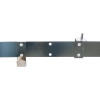 Ultrafire extinguisher stand chrome double showing two metal hooks attached to a horizontal black bar