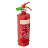 Red Ufsfff2 Ultrafire Fluorine Free Foam 2L Fire Extinguisher with angled nozzle and pressure gauge visible