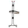 Ufsfff2 Ultrafire Fluorine Free Foam 2L Fire Extinguisher Bracket metal and black frame with securing strap on a white background