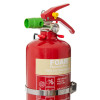 Close-up of the top part of the Ufsfff2 Ultrafire Fluorine Free Foam 2L Fire Extinguisher showing the handle, pressure gauge and nozzle