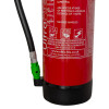 Close-up of the bottom section of the Ufsfff6 Ultrafire Fluorine Free Foam 6L Fire Extinguisher showing the black base and part of the hose