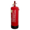 Red Ufsfff6 Ultrafire Fluorine Free Foam 6L fire extinguisher shown from the side with label and safety instructions visible