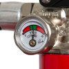 Ultrafire Lithco LB6 lithium ion fire extinguisher pressure gauge showing needle in green zone on dial