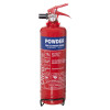 UltraFire 1kg Powder Fire Extinguisher Front Shot with Bracket