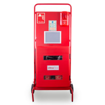 Site Stand With Double Cabinet And Evacuator Sitemaster Push Button