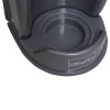 ultrafire single fire extinguisher stand in grey accommodates various sized extinguishers