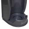 Bottom view of ultrafire economy fire extinguisher stand single in grey showing base and circular holder area