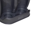 close-up of the bottom section of the Ultrafire economy fire extinguisher stand double grey showing two circular holders