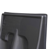 Top view showing the grey plastic surface and raised edges of the ultrafire economy fire extinguisher stand double