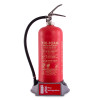 ultrafire universal fire point single grey shown with red fire extinguisher on a grey stand