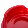 Closeup of the red Ultrafire fire point showing smooth, shiny surfaces and curved details
