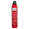 Back view of ultrafire lithium battery fire extinguisher 500ml showing label with safety instructions and a QR code