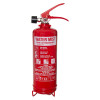 a front image of the 2ltr water mist fire extinguisher from UltraFire with wall bracket