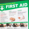 UltraFire custom first aid site stand first aid poster