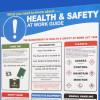 UltraFire custom PPE site stand PPE poster