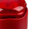 a close up of the red beacon on the red banshee excel lite capsule horn