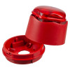 kit contents of the red banshee excel lite capsule horn with beacon