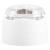 Clear and white Vxbchlwc Banshee Excel Lite Sounder Beacon No Base shown from the side angle