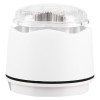 White Vxbchlwc Banshee Excel Lite Sounder Beacon with clear top and standard base shown from the front