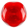 Red lens cover of Vxbchlwr Banshee Excel Lite Sounder Beacon No Base Lens shown from above on white background
