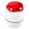 Vxbchlwrd Banshee Excel Lite Sounder Beacon with deep white base and red angled lens on a white background