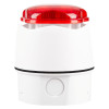 Vxbchlwrd Banshee Excel Lite Sounder Beacon Deep Base side view with white base and red beacon light on top