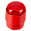 Red Vxbchxrrd Banshee Excel Lite Sounder Xenon Beacon Capsule Horn with deep base shown at an angle