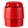 Red Vxbchxrrd Banshee Excel Lite Sounder Xenon Beacon Capsule Horn with deep base shown from side