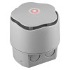 Vxbshchgyd Banshee Excel Capsule Horn Deep Base Grey Angled showing top and side details in grey color
