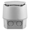 Grey Vxbshchgyd Banshee Excel Capsule Horn Deep Base shown from the front on a white background