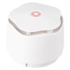 White angled sounder capsule horn with Vxbshchwh Banshee Excel branding on top