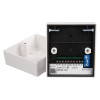 Vxilskc Identileak Mini Panel Beacon Separated showing open white plastic casing and internal wiring terminals