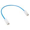 Vxilskc Identileak Mini Panel Connector with blue wire and white plastic connectors at both ends