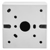 White back of Vxmviw Mains Voltage Safety Isolator showing mounting holes and central opening